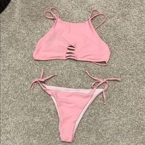 Pink bikini